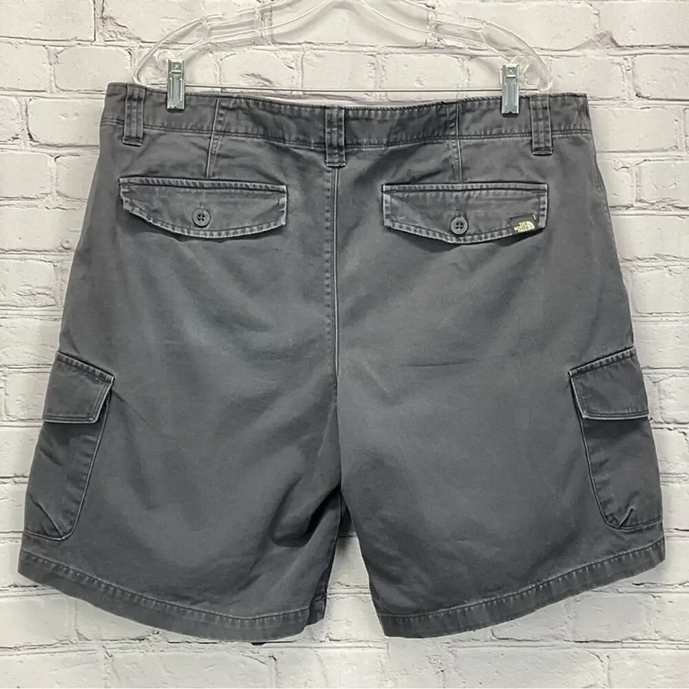 The North Face Cargo Shorts Men's Size 38 Gray Outdoor Workwear Hiking Vacation
